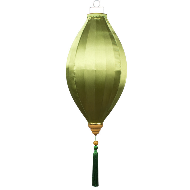 Picture of New Chinese style fabric olive lantern National Day wedding palace lantern waterproof Vietnamese lantern outdoor antique decorative lantern
