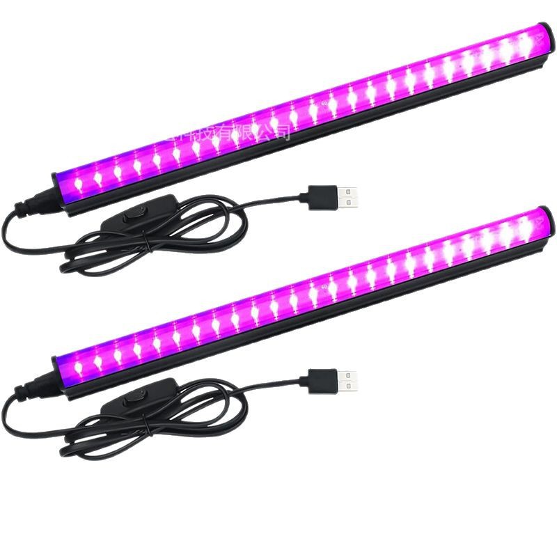 Picture of Led Purple Light T5Uv Curing Lamp 6W Low Voltage USB Model 395Nm Ambient Light Fluorescent Party