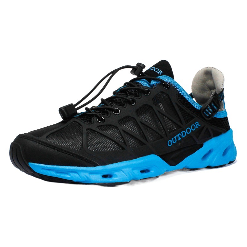 Hiking shoes 2024 Summer new outdoor fishing breathable hiking shoes quick-drying shuoxi shoes women's sneaker men's shoes