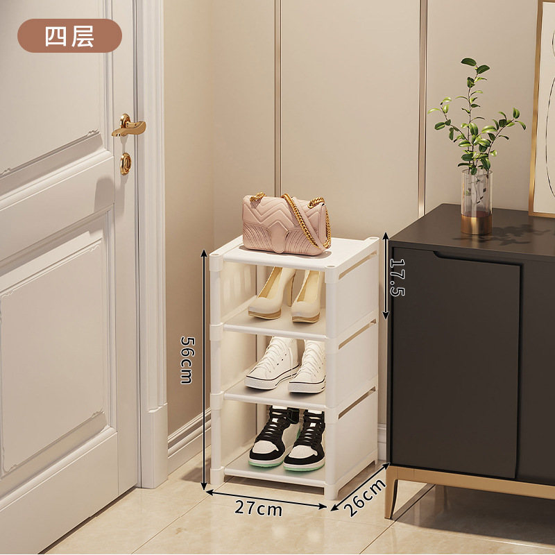 Picture of Simple Shoe Rack Household Doorway Large Capacity Economical Shoe Box Dormitory Indoor Multi-layer Shoe Cabinet Storage Artifact