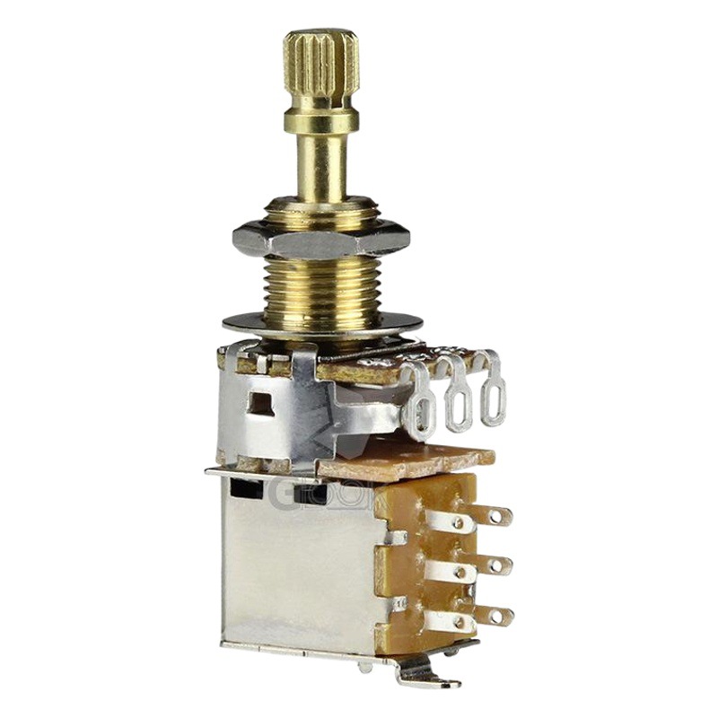 Electric guitar volume knob tone potentiometer Electric Bass bass double-layer switch double-joint bounce lifting switch