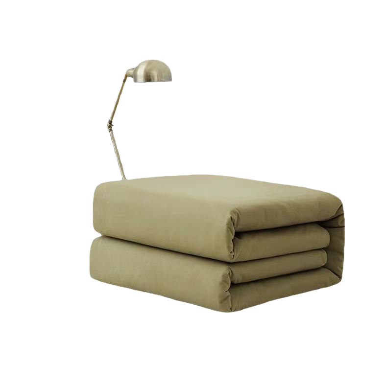 Picture of Military Green Quilt Genuine Hot Melt Quilt Interior Styling Quilt Civil Disaster Relief Quilt School Dormitory Military Training Quilt