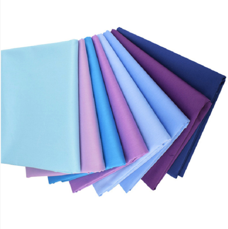 Picture of Hot sale 50 color DIY handmade solid color plain color cloth decorative cloth small cloth head cloth group fabric spot wholesale