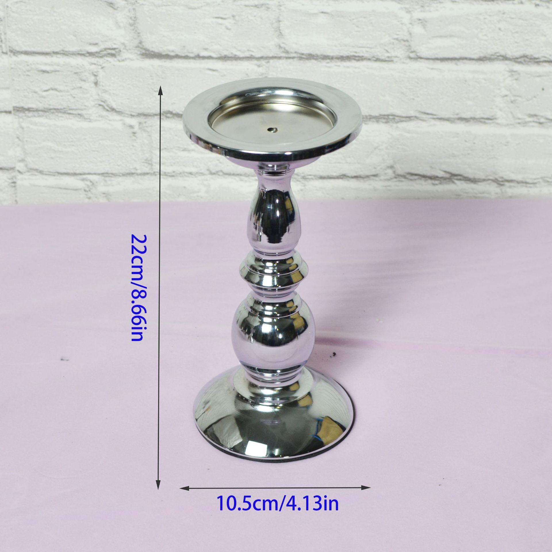 Picture of American Candlestick candlelight dinner candle Cup atmosphere decoration black iron candlestick crafts ornaments manufacturers supply
