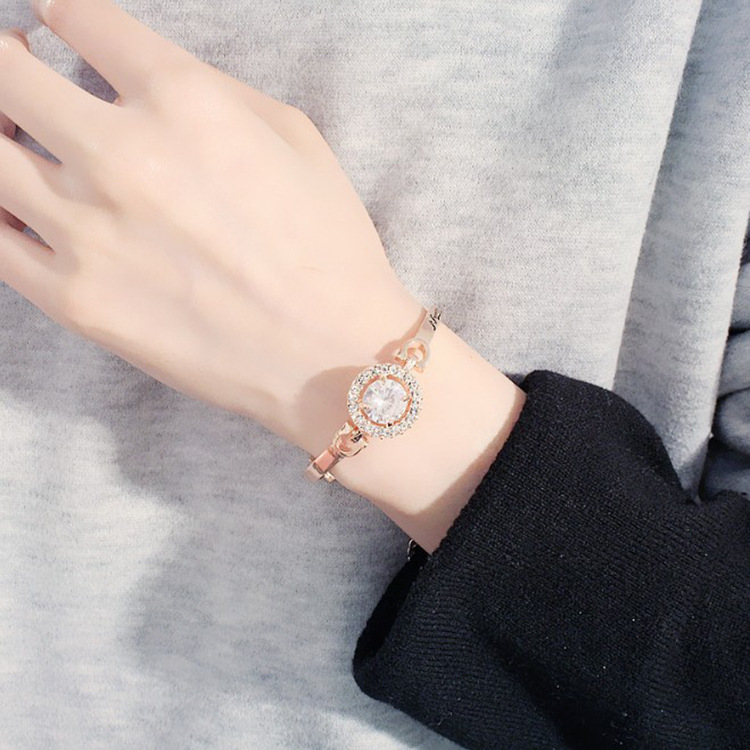 Korean Style Korean Style Inlaid Large Zircon Letter Bracelet Bracelet Student Jewelry Private Valentines Day Gift