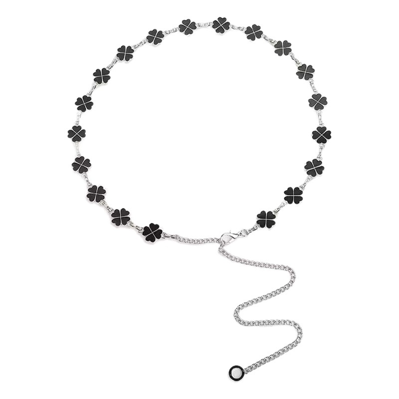 Waist chain women's summer dress with Chanel style decorative suit thin belt chain waist seal waist slimming artifact pants belt