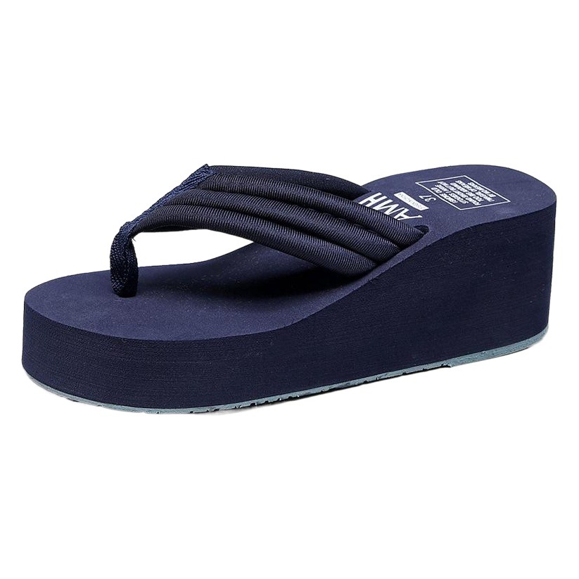 6cm Women's Flip Flops Personalized Fashion Non-slip Deodorant Outer Wear Seaside Thick Slippers Spring and Summer 2025 New