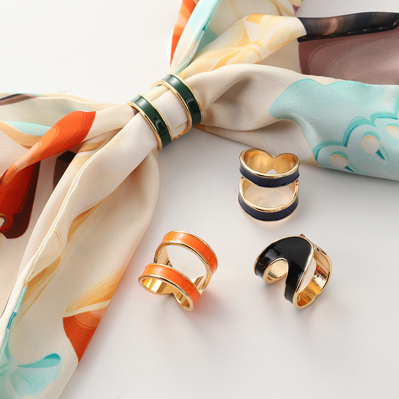 Clothing accessories silk towel buckle multi-color optional clothing accessories accessories fashion simple and practical