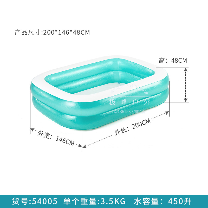 Picture of Bestway children inflatable swimming pool PVC thickened baby swimming bucket adult family bath pool