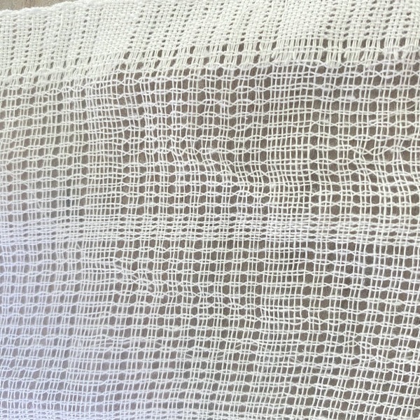 Picture of Manufacturer Supplies 2m Small Plaid Threaded Mosquito Net Cloth Home Textile Cloth Polyester Cotton Gauze Table Cloth