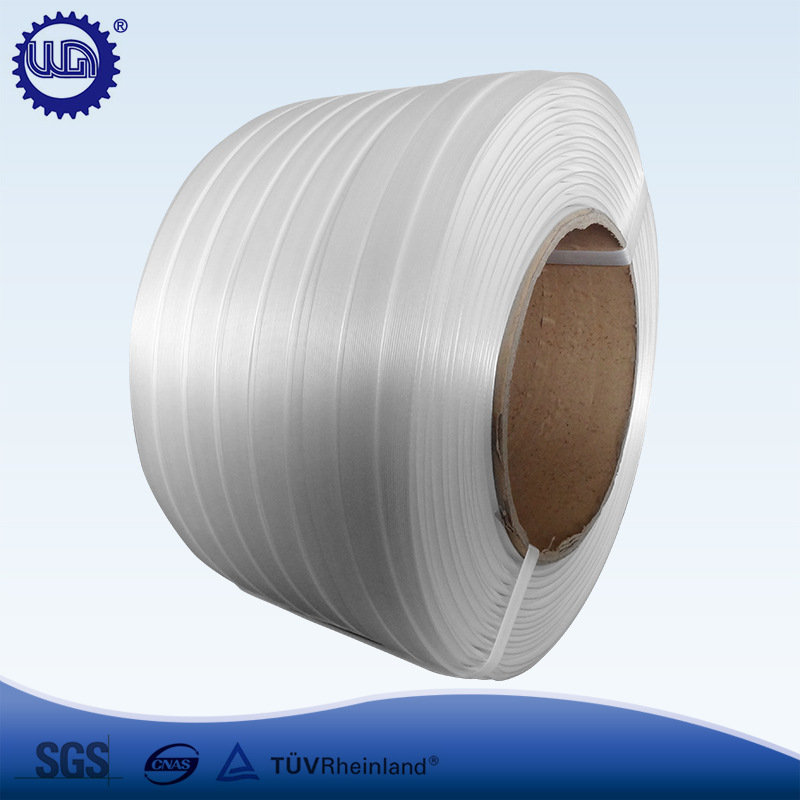 Factory wholesale logistics tray packaging fixed strap 13mm wide strong tensile polyester fiber flexible packing strap
