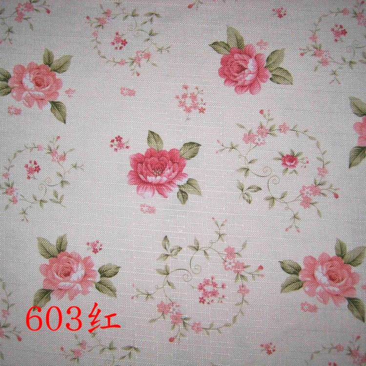 Picture of Manufacturer's Ready Stock 2.8m Wide Polyester Imitation Linen Jacquard Bamboo Plaid Cloth Flower Pattern Rich Cross Plaid Bamboo Cloth