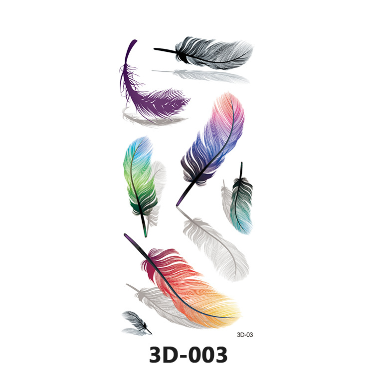 Picture of Spot Wholesale 3D Butterfly Waterproof Sweat Female Stereo Artificial Creative Temporary Stickers European and American Cross-Border Butterfly Tattoo Stickers