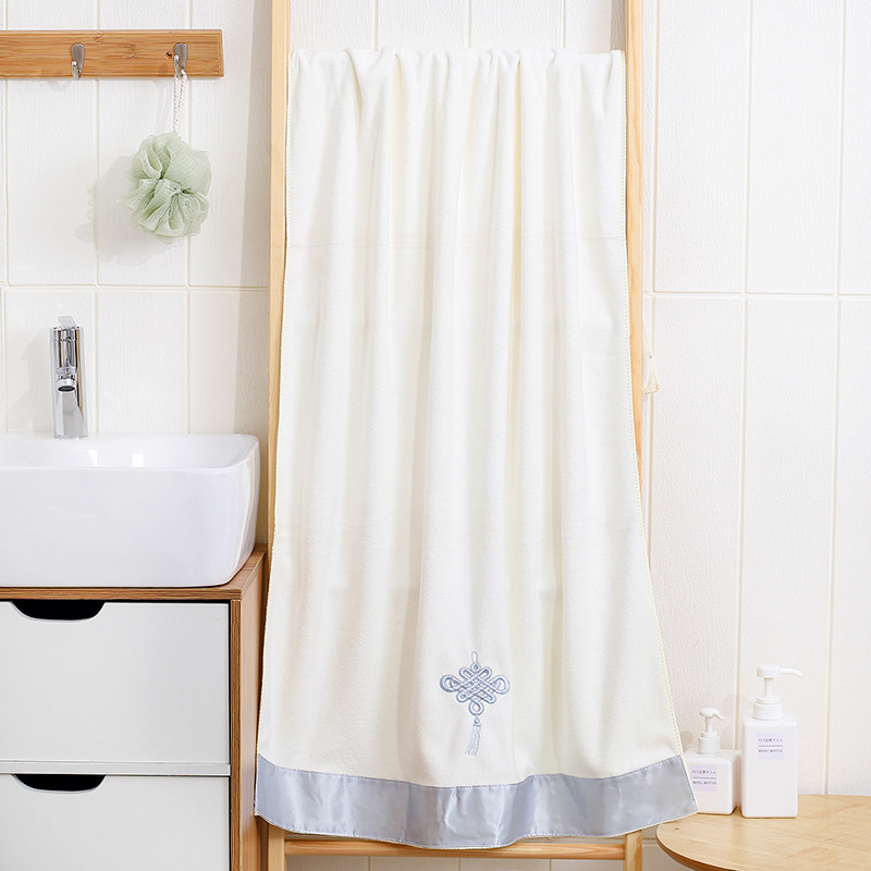 Picture of 400g Fiber Towel Chinese Knot Fortune Tree Bath Towel Gift Box Three-Piece Set Gift Towel Gift Box