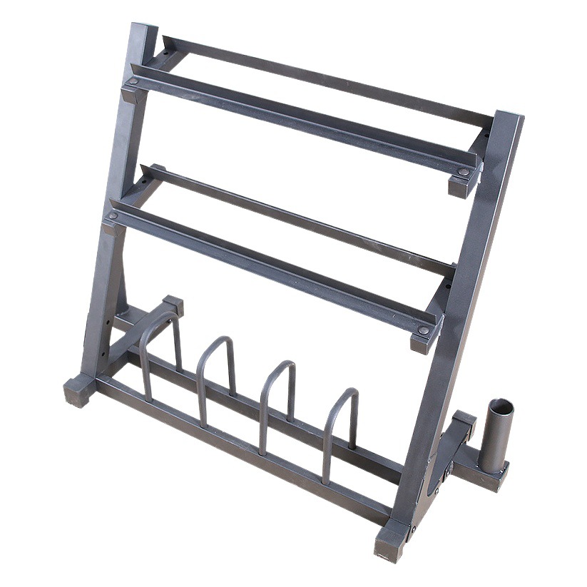 Multifunctional Dumbbell Rack Three-Layer Barbell Rack Barbell Bar Storage Rack 2-Layer Storage Fitness Storage Rack