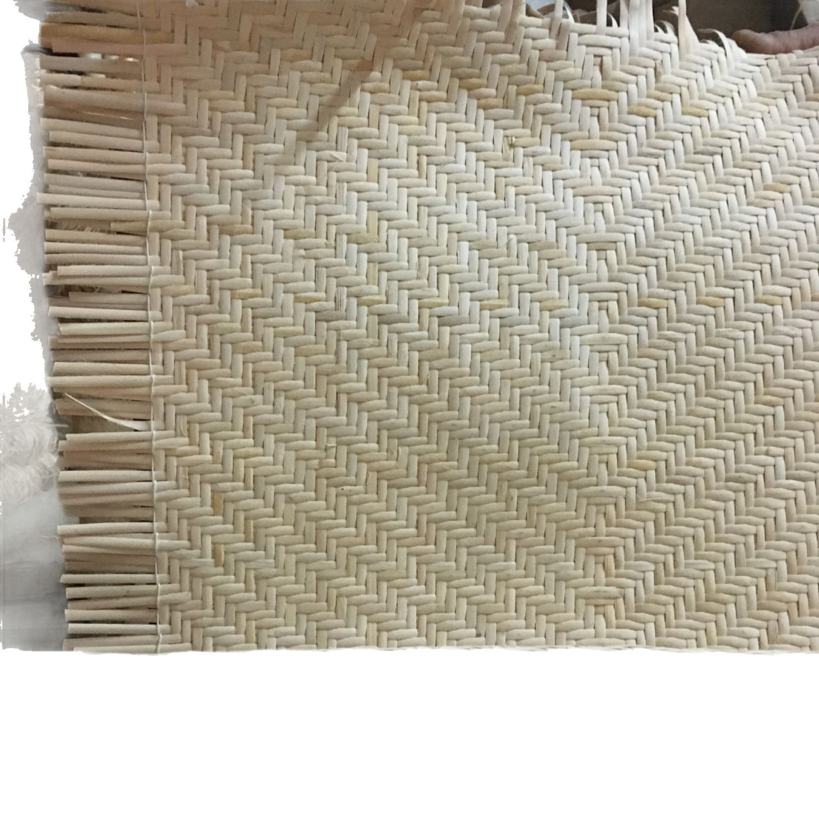 Picture of Indonesian Natural Rattan Material V-Shaped Mat Rattan Leather Rattan Rocking Chair Backrest Rattan Products Cabinet Door Decoration Rattan Mat Densely Woven