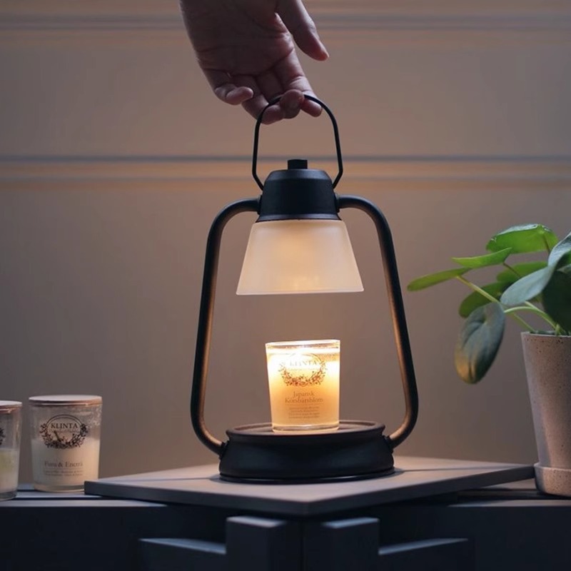 Melting Wax Lamp Creative Simple Melting Candle Lamp Retro Japanese Style Aroma Lamp Enlarging Fragrance Bedroom Decorative Table Lamp Cross-border Exclusive
