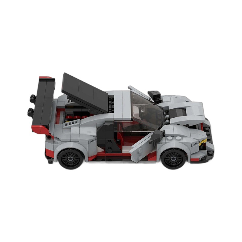 Picture of MOC blocks compatible with Lego Audi R8 GT3 sports car racing speed toy blocks puzzle boy gift
