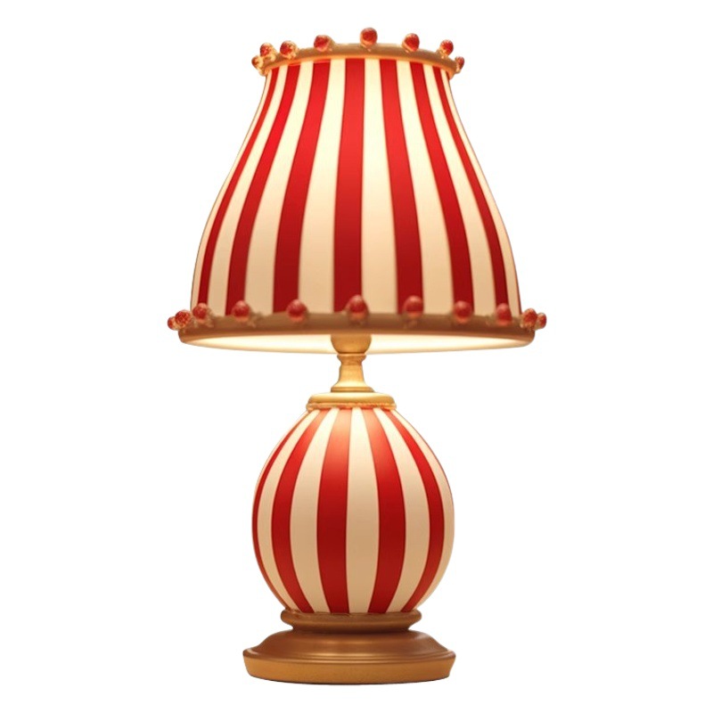 American Circus Table Lamp Retro Bedroom Bedside Lamp Designer Creative Study Decorative Atmosphere Lamps Casagd