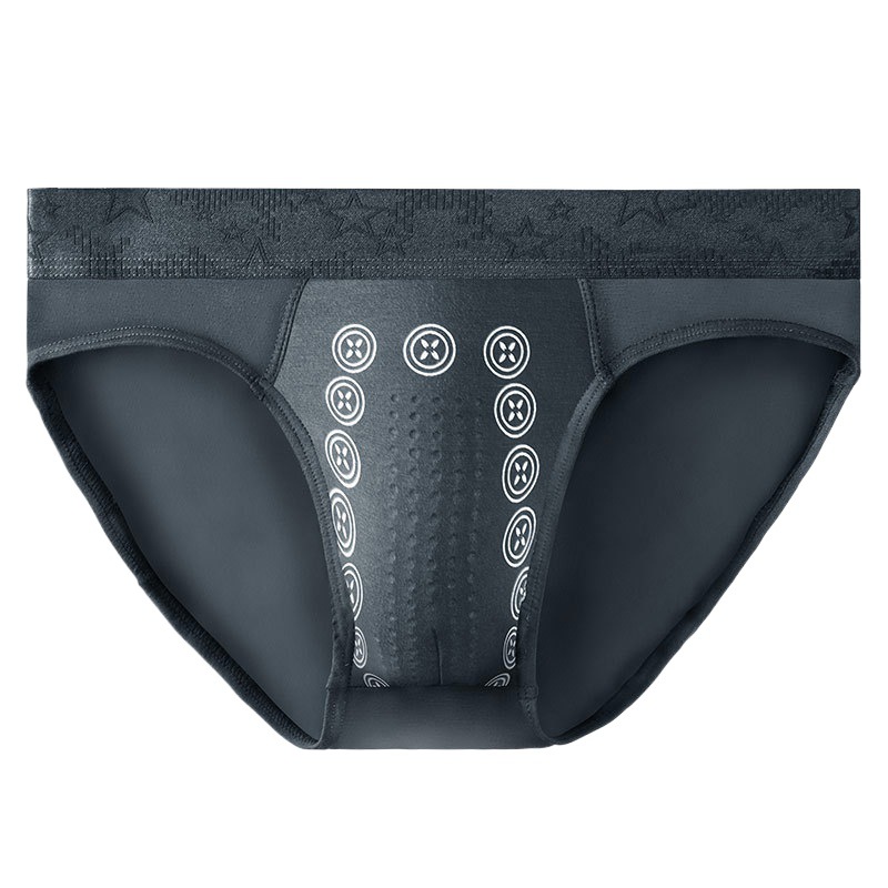 Men's Anion Underwear Men's Summer Thin Briefs Comfortable Breathable Sports Four-Corner Shorts Mid-Waist Underpants