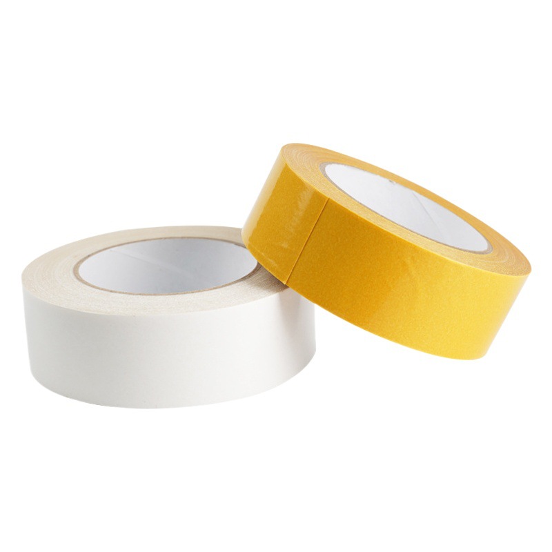 Weihuo Cloth-Based Double-Sided Tape Wholesale Wedding Exhibition Carpet Fixed Cloth-Based Tape High-Viscosity Traceless Mesh Double-Sided Tape