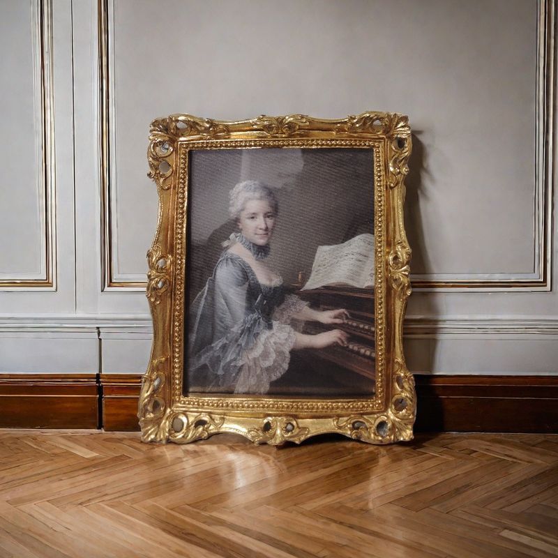 Living Room Bedroom Retro Photo Frame Ornaments Decorative Painting Light Luxury Wall Hanging Picture Frame Wholesale Special Layout New Hanging Painting