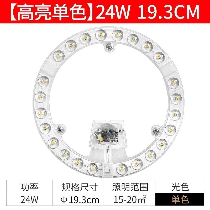 Picture of Led Ceiling Lamp Wick Lamp Panel Led Round Magnetic Lamp Panel Light Strip Eye Protection Living Room Bedroom Highlight Lamp Bead Bulb