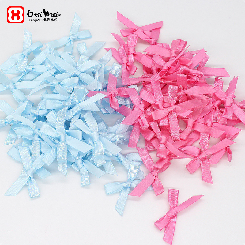 6mm bow DIY handmade material accessories underwear decorative ribbon mini bow accessories wholesale