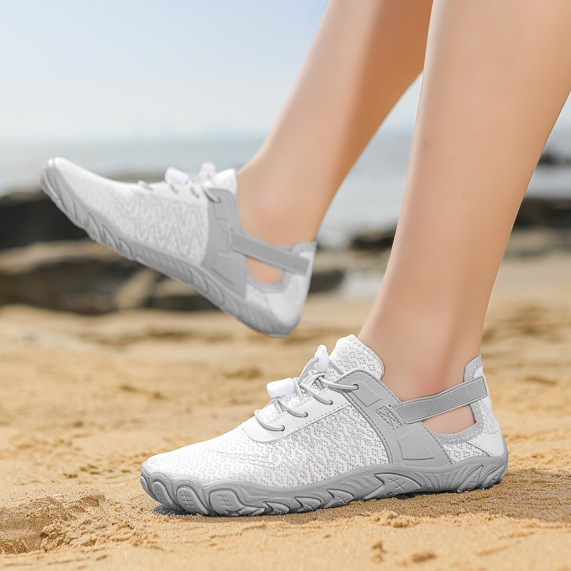 2025 Outdoor Tracing Beach Shoes Women's Quick-drying Rafting Shoes Surfing Comfortable Running Men's Five-finger Wading Shoes Fitness Shoes