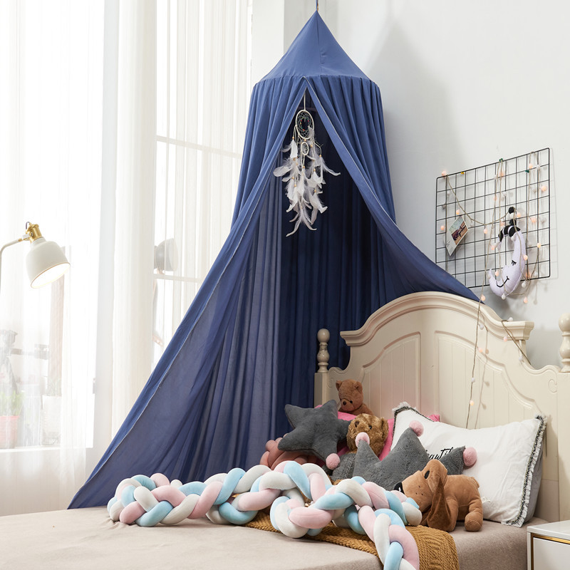 Picture of Cross-border Exclusive for Amazon Dome Bed Curtain Nordic ins Style Children's Suspended Mosquito Net Bed Tent Blackout Bed Curtain