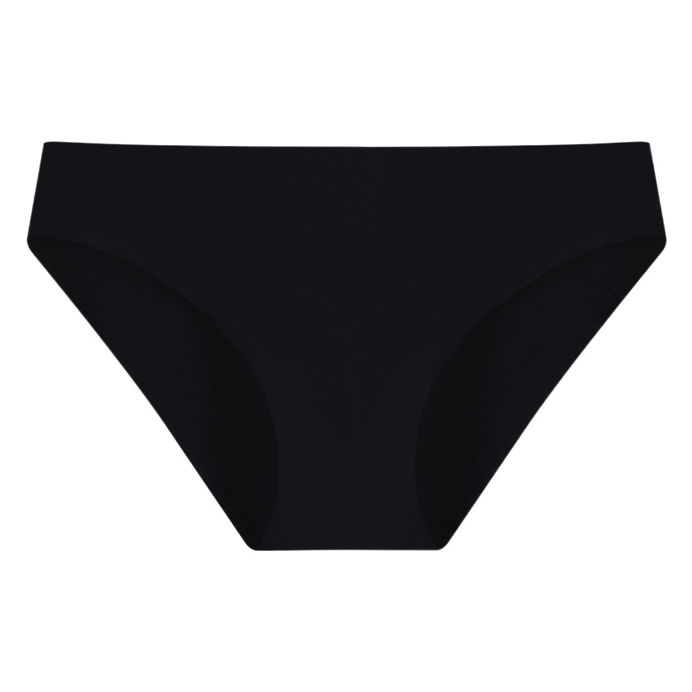 European and American New Large Size Export Underwear Women's Milk Silk Seamless Seamless Low-Waist Daily Women's Briefs Cross-Border