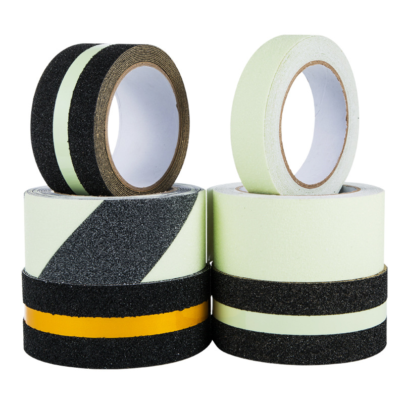 High-end PET substrate 5cm wide * 5 m long frosted luminous reflective anti-skid tape