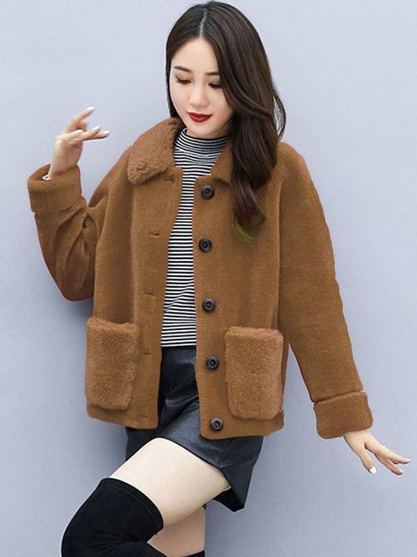 Picture of Short coat for women loose thickened 2023 autumn and winter New Korean style thick all-match fashionable top