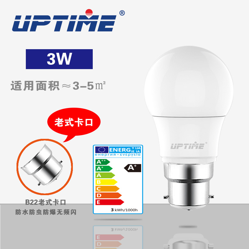 Picture of Factory wholesale led bulb e27 screw plastic aluminum bulb lighting household energy-saving lamp super bright eye protection bulb