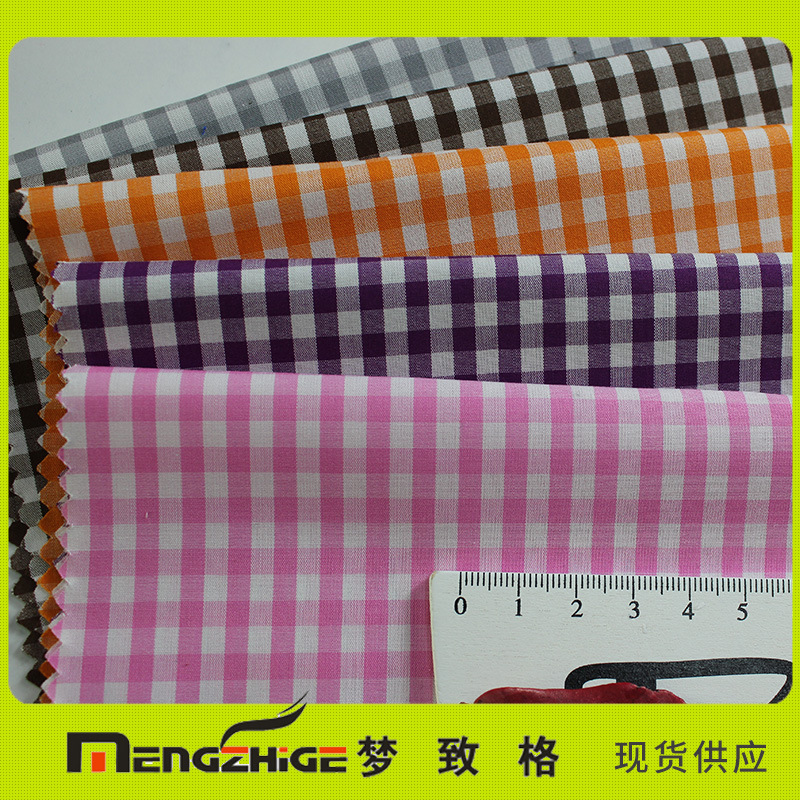 Picture of Manufacturer Wholesale Cotton Square Plaid 100% Plaid Skirt Shirt Pet Cloth for Clothing Fabric