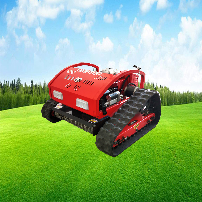 Export Japan small remote control lawn mower farm garden lawn mower wireless remote control lawn mower crawler