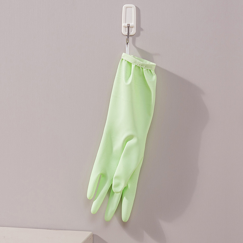 Picture of Home kitchen dishwashing brush bowl household gloves waterproof cleaning women durable laundry household rubber latex wholesale