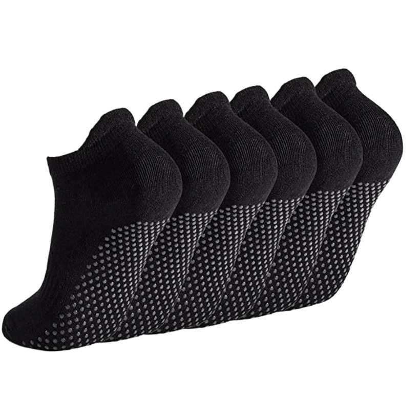 Amazon Pilates terry non-slip women's yoga socks cotton thick warm dance solid color breathable sports socks