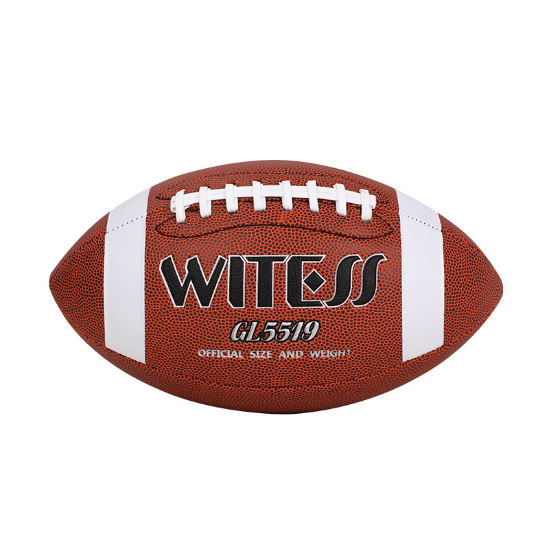Picture of Witess Mister Machine Sewn Football Pu American Football Standard Training Competition Adult No. 9 Youth No. 6