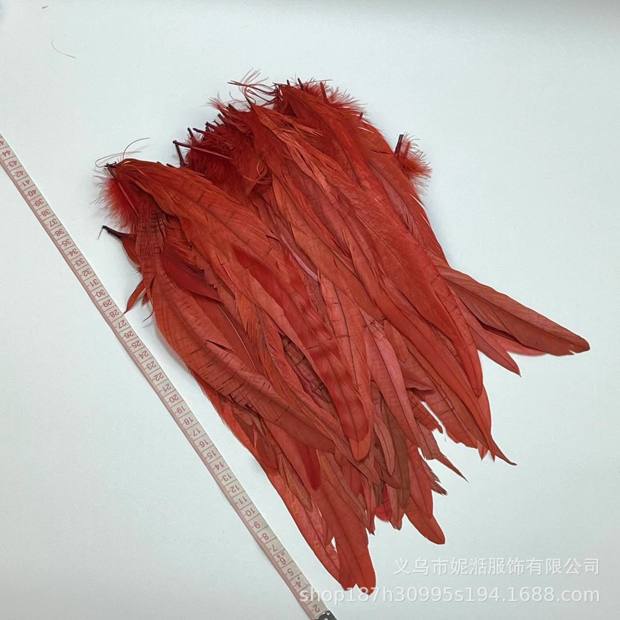 Cock tail hair 30-35cm headdress party clothing wings funny cat stick material diy decorative feathers manufacturers wholesale