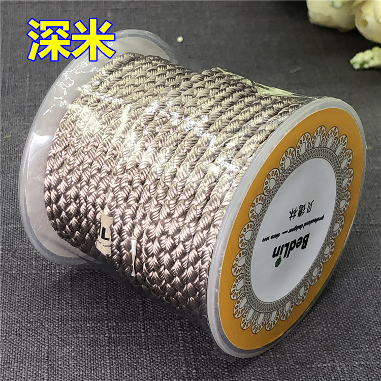Picture of Taiwan line 3mm wear-resistant twist dragon pattern rope hand woven diy jade beeswax necklace rope hand rope wire