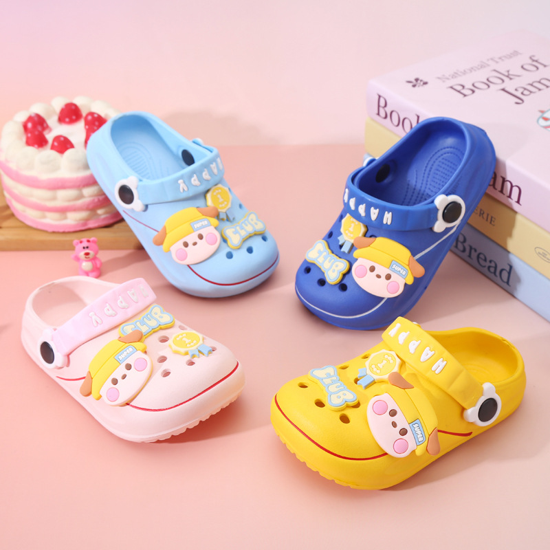 Children's Slippers Summer Baby Beach Shoes Non-Slip Girls Little Princess Sandals Boys Indoor Boys' Clogs