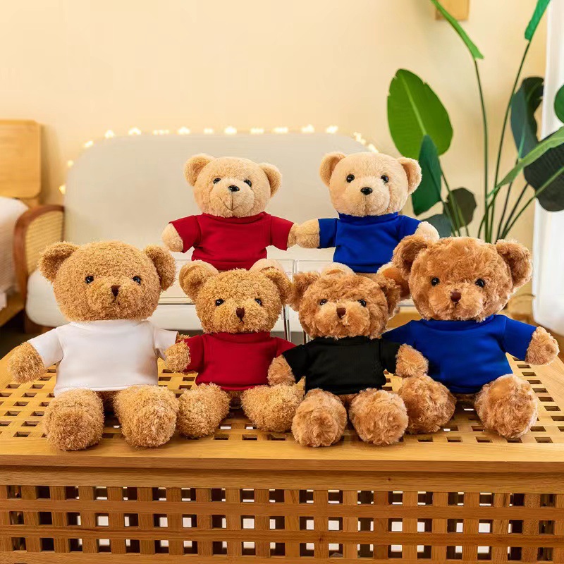 Teddy Bear Plush Toy Doll Stuffed Animal Wholesale with Clothes and Logo Gift