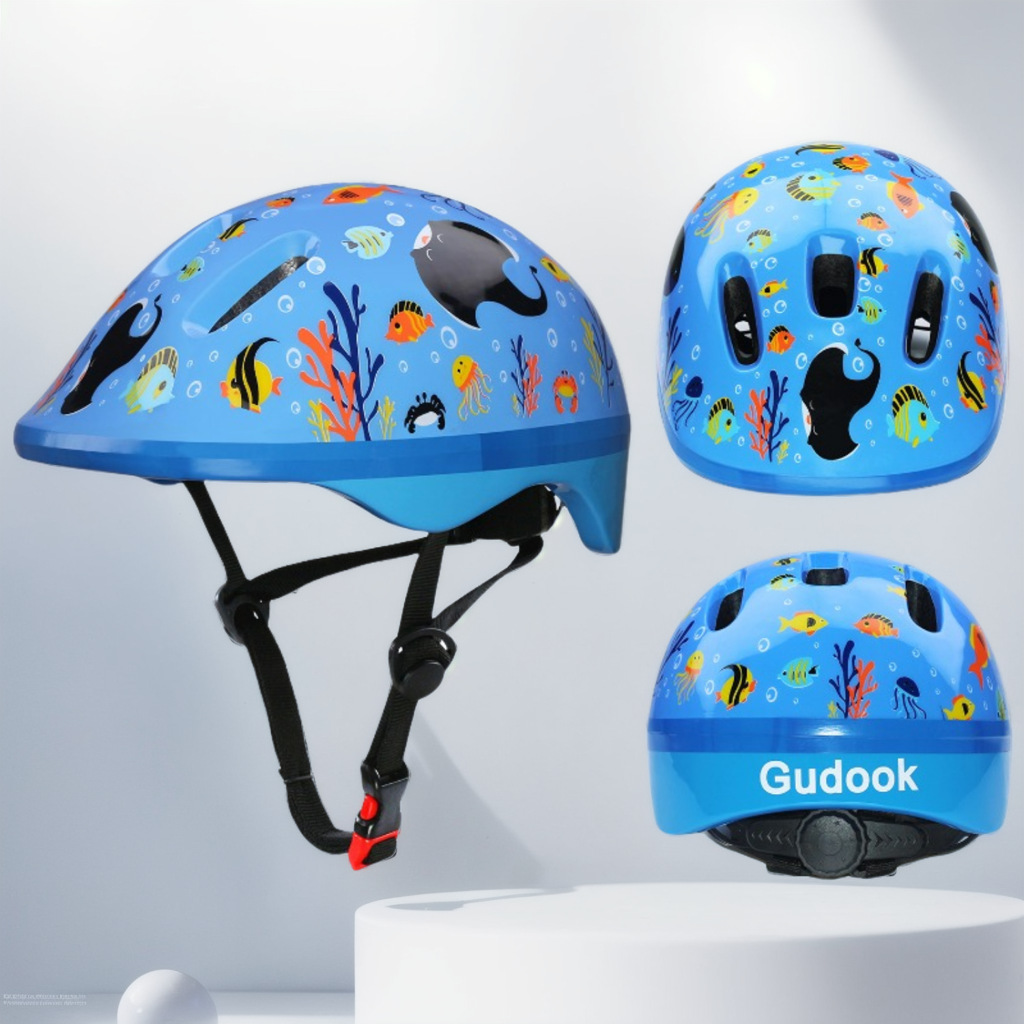 Children's Baby Children's Bicycle Skateboard Balance Bicycle Roller Skating Helmet Outdoor Sports Protection Anti-drop Head Protection
