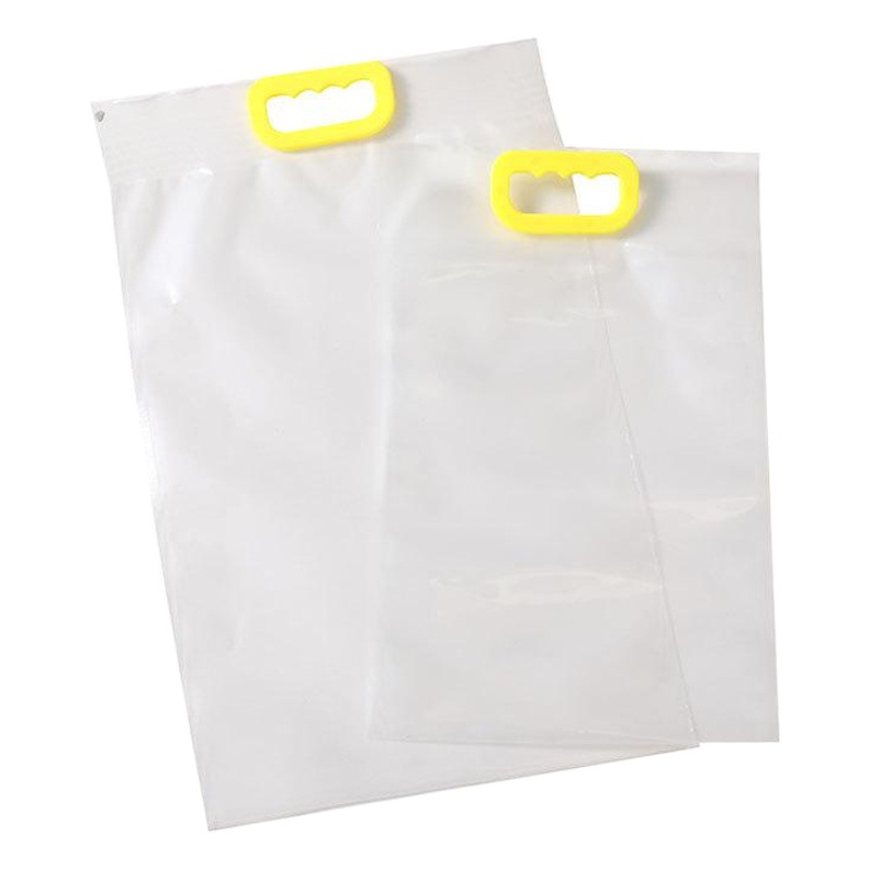 Rice Packaging Bag with Handle Transparent Color Printing Rice Brick Bag Grain Storage Vacuum Rice Bag 10.00kg Pack