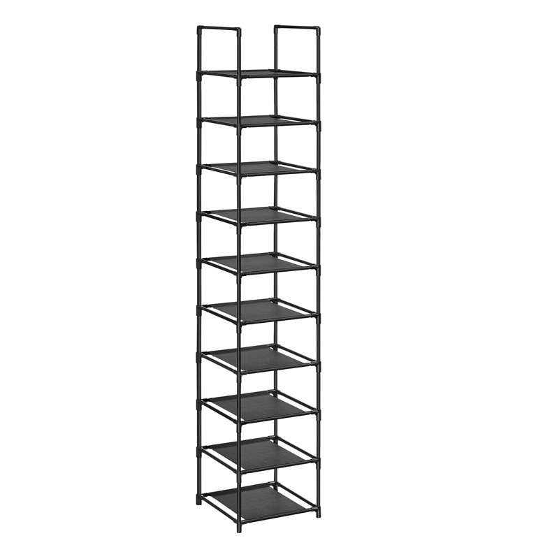 Picture of Cross-border wholesale dustproof storage rack dormitory iron shoe cabinet multi-layer non-woven door household simple shoe rack