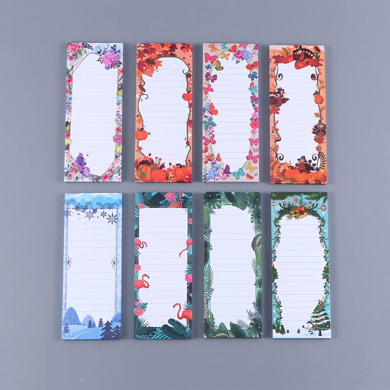 [Border-Border New Product] Magnet Note Pad, Magnetic Sticky Note, Refrigerator Magnet with Strong Magnetic Power, Can Be Customized with Logo According to Drawings