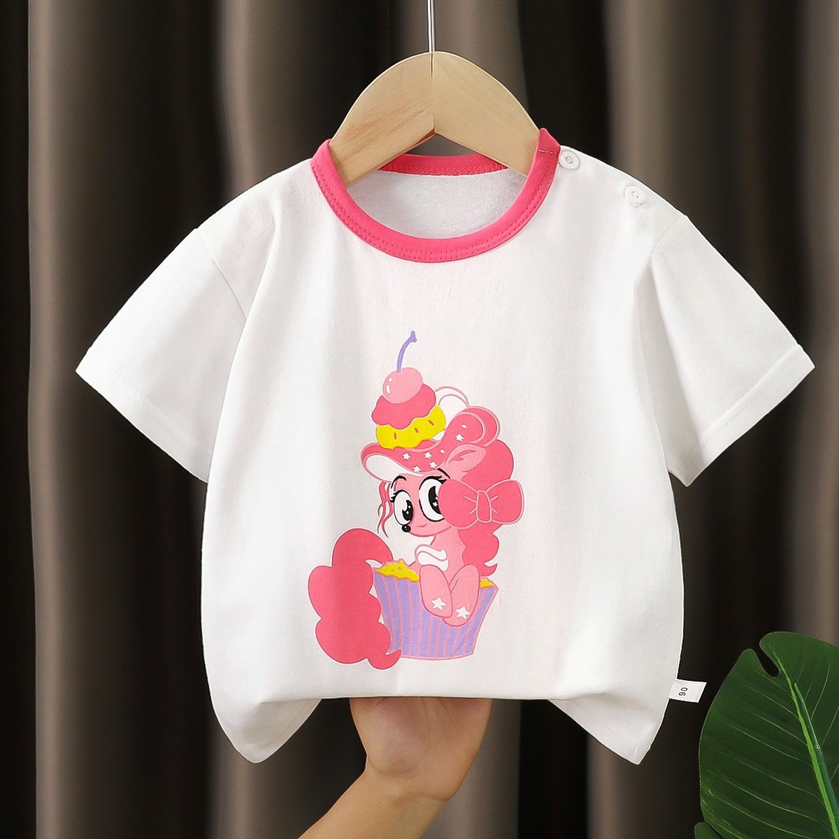 Picture of Children's Short-sleeved T-shirt Cotton New Children's Summer Baby Clothes Boys' Thin Girls' Top Summer Children's Clothing
