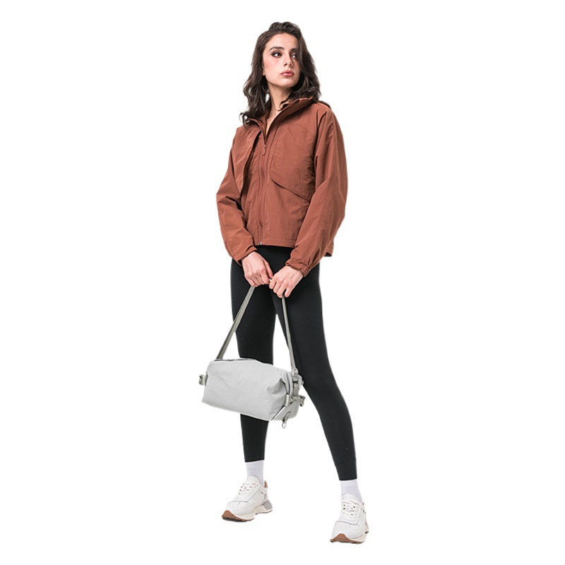 New Portable Gym Bag Multifunctional Single Double Shoulder Hand Carrying Chest Bag Waterproof Sports Yoga Crossbody Bag for Women DAW038