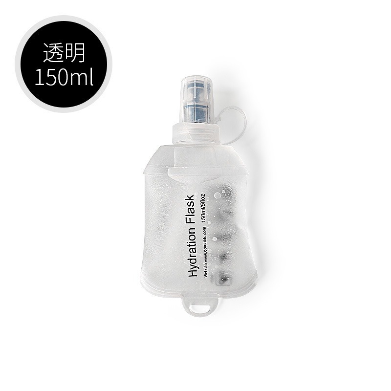 Picture of Folding Soft Water Bottle Tpu Marathon Large Capacity Cycling Mountaineering Hiking Running Soft Water Bottle Ready for Portable